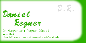 daniel regner business card